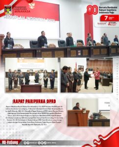 Bupati Minahasa Hadiri Rapat Paripurna DPRD dalam Rangka Penandatanganan Nota Kesepakatan Rancangan Awal RPJMD 2025–2029