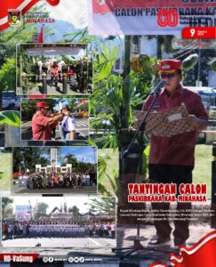 Bupati Robby Dondokambey Pimpin Upacara Tantingan Calon Paskibraka Tahun 2025