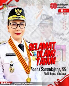 Wakil Bupati Minahasa Vanda Sarundajang Rayakan Ulang Tahun ke-51