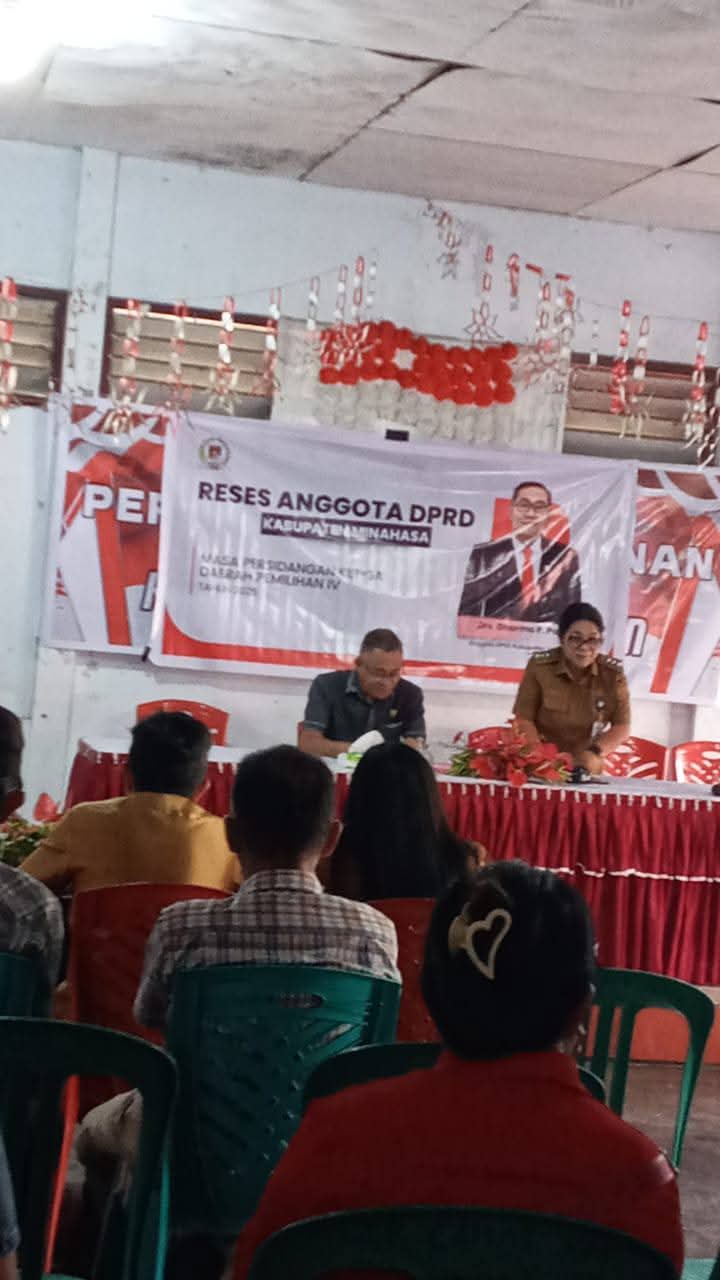 Reses Anggota DPRD Minahasa Drs. Dharma Patria Palar di Kecamatan Kawangkoan, Serap Aspirasi Masyarakat