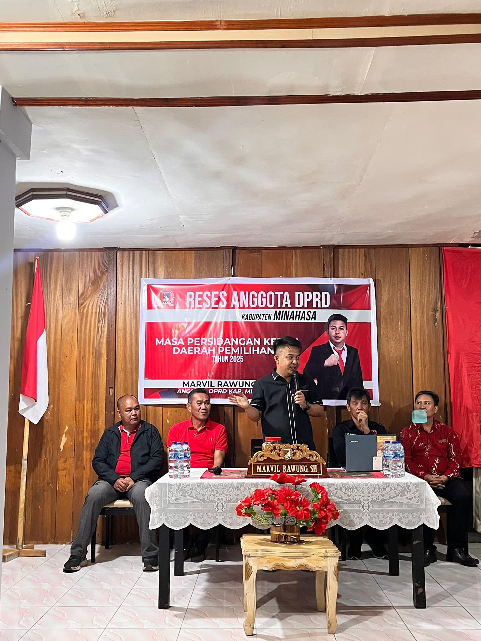 Marvil Rawung Serap Aspirasi Warga Remboken, Tegaskan Komitmen Perjuangkan Kepentingan Rakyat