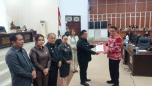 Agustifo Tumundo Resmi Jabat Plt. Kepala Dinas Pangan Minahasa