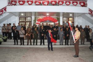 Minahasa Gelar Upacara Taptu dan Pawai Obor Peringati Kemerdekaan RI ke 80 Tahun