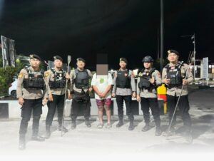 Polres Minahasa Cegah Bentrok, Amankan Pemuda dengan Senjata Tajam