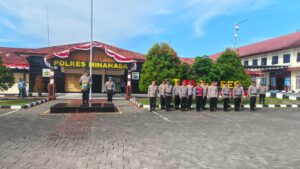 Kapolres Minahasa: Kesiapsiagaan Bukan Sekadar Kehadiran, Tapi Profesionalisme