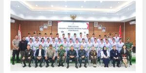 Bupati Minahasa Robby Dondokambey Kukuhkan 32 Anggota Paskibraka