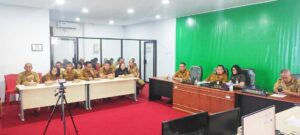 Bupati Robby Dondokambey Ikuti Arahan Mendagri dan Rakor Pengendalian Inflasi Secara Virtual