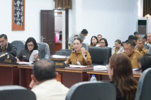 Wabup vanda sarundajang Pimpin Rakor Monitoring Center for Prevention (MCP) Tahun 2025