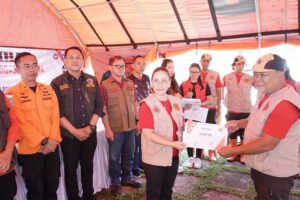 Wabup Vanda Sarundajang Kukuhkan Relawan Penanganan Banjir, Minahasa Mantapkan Langkah Mitigasi Bencana