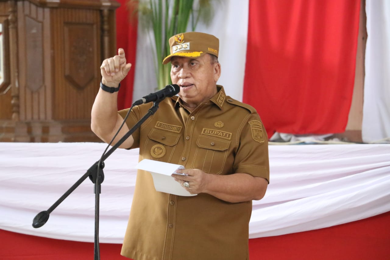 Bupati Minahasa Robby Dondokambey Instruksikan: Semua Layanan Publik Gratis Tanpa Pungli”