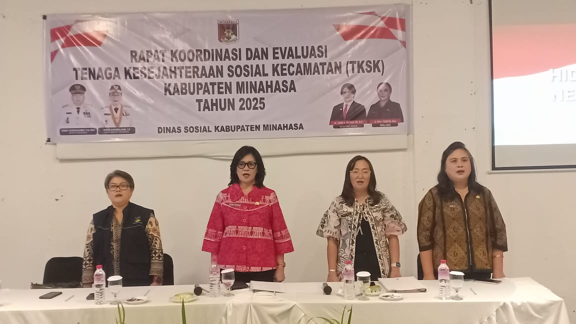 Pemkab Minahasa Gelar Rakorev TKSK 2025, Sekda Watania Tekankan Integritas dan Pengabdian
