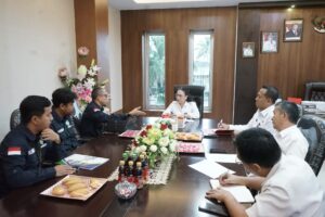 Wakil Bupati Minahasa Vanda Sarundajang Terima Audiensi Stasiun Meteorologi Maritim Bitung Bahas Rencana Pemasangan Radar Pemantau Laut