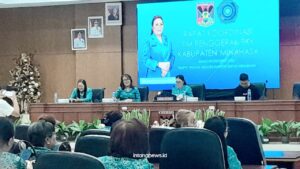 Ketua TP-PKK Minahasa Ny Martina Dondokambey Lengkong Apresiasi Prestasi Kader dalam Rakor Bulanan