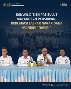 Wujudkan Kemandirian Warga Binaan, Kanwil PAS Sulut Siapkan Deklarasi NAPIRI