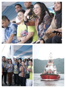 Wabup Vanda Sarundajang Hadiri Festival Pesona Selat Lembeh 2025: Wujud Harmoni Dalam Keberagaman