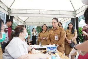 Wabup Vanda Sarundajang Apresiasi Bank SulutGo Gelar Pemeriksaan Kesehatan Gratis di Tondano