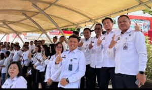 Kalapas Akhmad Sobirin Bawa Lapas Tondano Meriahkan HUT Pertama Kemenimipas di TKB Manado