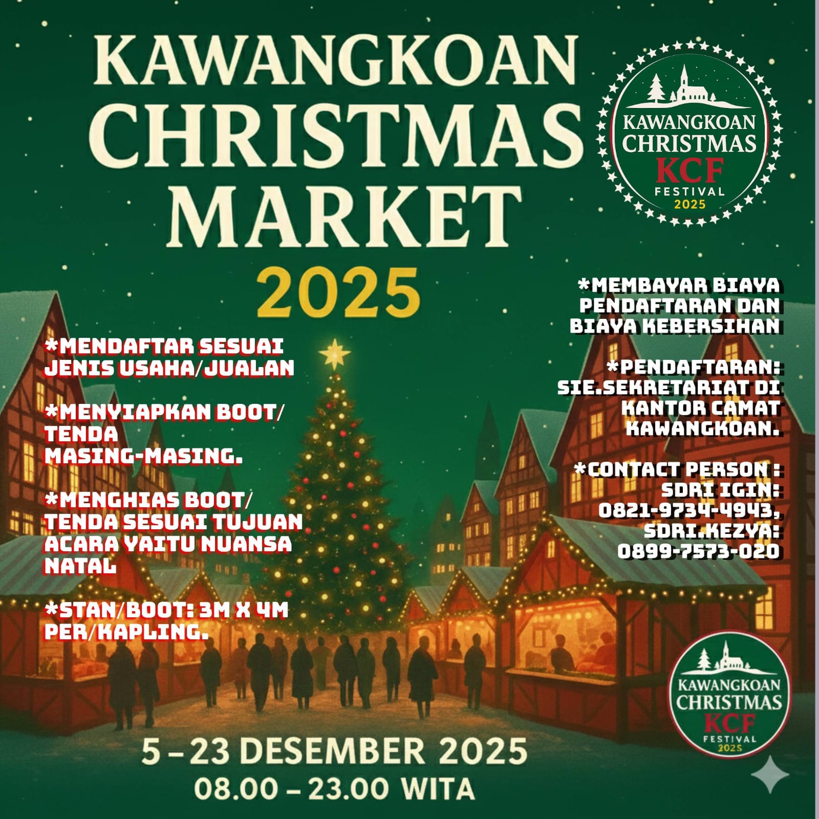 Kawangkoan Christmas Festival 2025 Siap Hadirkan Pesona Natal Paling Meriah di Minahasa