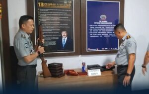 Pastikan Kesiapsiagaan, Lapas Tondano Gelar Pemeliharaan Senjata Api