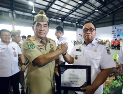 Gubernur Yulius Selvanus Pimpin Apel K3 Nasional 2026 di Bitung, Bupati Minahasa Robby Dondokambey Terima Penghargaan