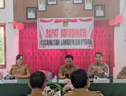 Rakor Kecamatan Langowan Utara Perkuat Sinergi Lintas Sektor, Dorong Gerakan Indonesia ASRI dan Ketahanan Pangan