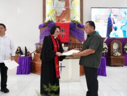 Dilantik sebagai Penasihat BPMJ GMIM Moria Sasaran, Bupati Robby Dondokambey Ajak Jemaat Perkuat Iman dan Kebersamaan