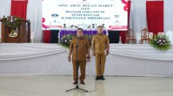 Pimpin Apel Kerja Maret 2026, Bupati Robby Dondokambey Serahkan SK Plt Staf Ahli dan Sambut Dokter Internship di Minahasa