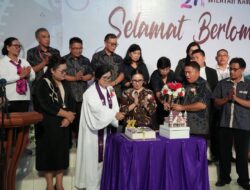 Vasung Hadiri Ibadah Agung HUT ke-27 GMIM Kawangkoan Dua, Tegaskan Semangat Pelayanan dan Kebersamaan Jemaat