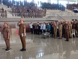 Menguatkan Komitmen Pelayanan dan Kepedulian Sosial, Bupati Robby Dondokambey Pimpin Apel Kerja dan Ibadah Oikumene Pemkab Minahasa