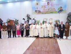 Wabup Vanda Sarundajang Hadiri Syukur 25 Tahun Imamat RP. Fanny Manengkey MSC, Tegaskan Pelayanan Iman dan Pengabdian untuk Umat