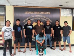 Resmob Polres Minahasa Amankan Terduga Pelaku Kekerasan Seksual di Tompaso