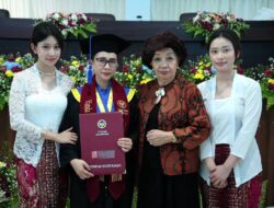 Inspiratif, Wabup Vanda Sarundajang Sukses Raih Gelar Magister di UNIMA