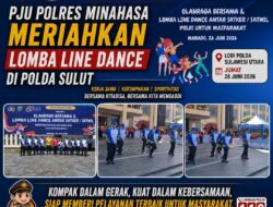 Tampil Kompak di Lomba Line Dance Polda Sulut, PJU Polres Minahasa Tebarkan Semangat Hari Bhayangkara ke-80