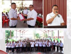 Bupati Robby Dondokambey Serahkan SK Plt, Melky Palilingan Pimpin SMP Negeri 1 Tondano dan Sriwati Masloman Nahkodai SMP Negeri 4 Tondano