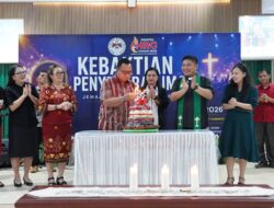Bupati Robby Dondokambey Hadiri Ibadah HUT ke-195 Pekabaran Injil dan Pendidikan Kristen GMIM di Sawangan