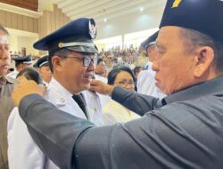 Dilantik Bupati Robby Dondokambey, Wendy M. Pongoh Resmi Pimpin Desa Kolongan Atas Satu untuk Periode Kedua
