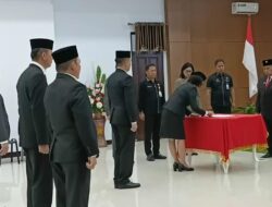 Bupati Robby Dondokambey Lantik Enam Pejabat Pimpinan Tinggi Pratama, Tegaskan Profesionalisme untuk Percepatan Pembangunan Minahasa