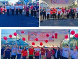 Wabup Vanda Sarundajang Buka Rangkaian HUT Ke-81 RI di Kawangkoan Raya, Gaungkan Semangat Persatuan