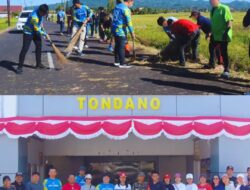 Semangat Kemerdekaan, Lapas Tondano Bersama Pemerintah Kelurahan dan Kecamatan Bersihkan Jalan Tondano–Papakelan