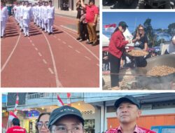 Vanda Sarundajang Hadiri Pawai Pembangunan, Semangat Kemerdekaan Bergema di Kawangkoan Raya