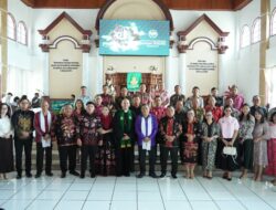 Vanda Sarundajang dan Lynda Watania Hadiri Ibadah Bacaan Nikah Zachary Pioh dan Sarah Dondokambey
