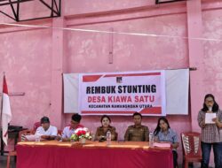 Rembuk Stunting Desa Kiawa Satu Capai 99,7 Persen, Komitmen Percepatan Pencegahan Stunting Terus Diperkuat